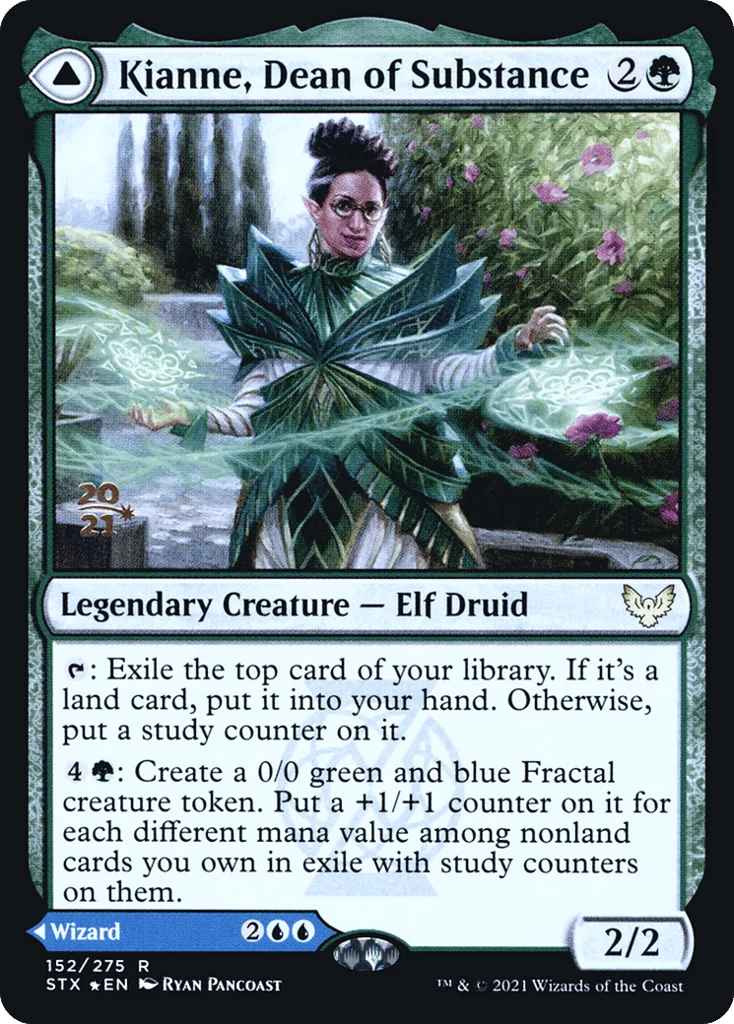 Kianne, Dean of Substance // Imbraham, Dean of Theory · Strixhaven: School of Mages Promos