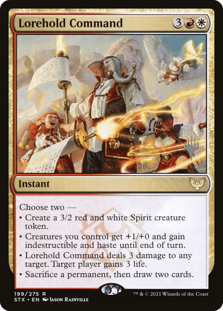Lorehold Command · Strixhaven: School of Mages Promos