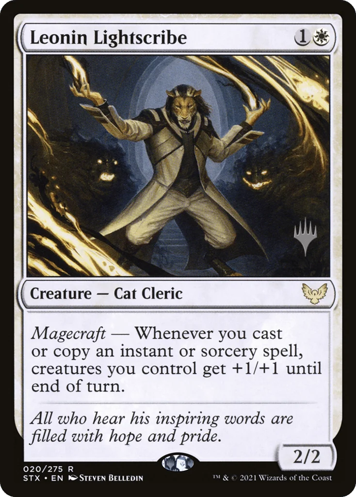 Leonin Lightscribe · Strixhaven: School of Mages Promos