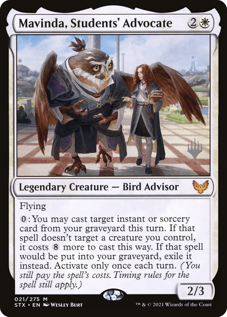 Mavinda, Students' Advocate · Strixhaven: School of Mages Promos