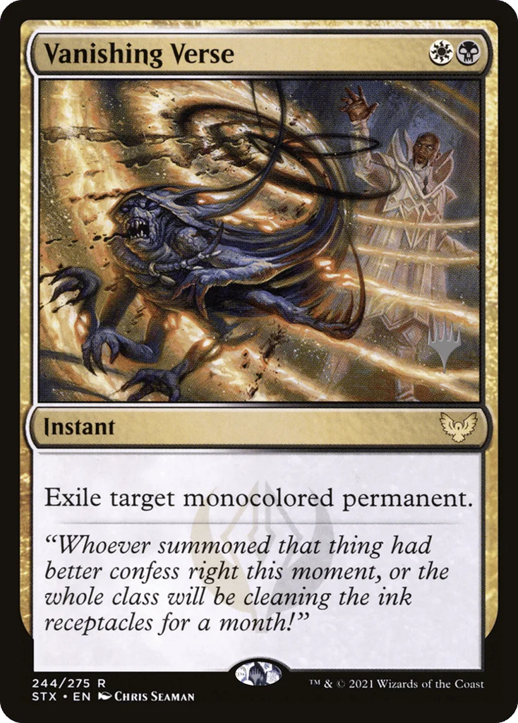 Vanishing Verse · Strixhaven: School of Mages Promos