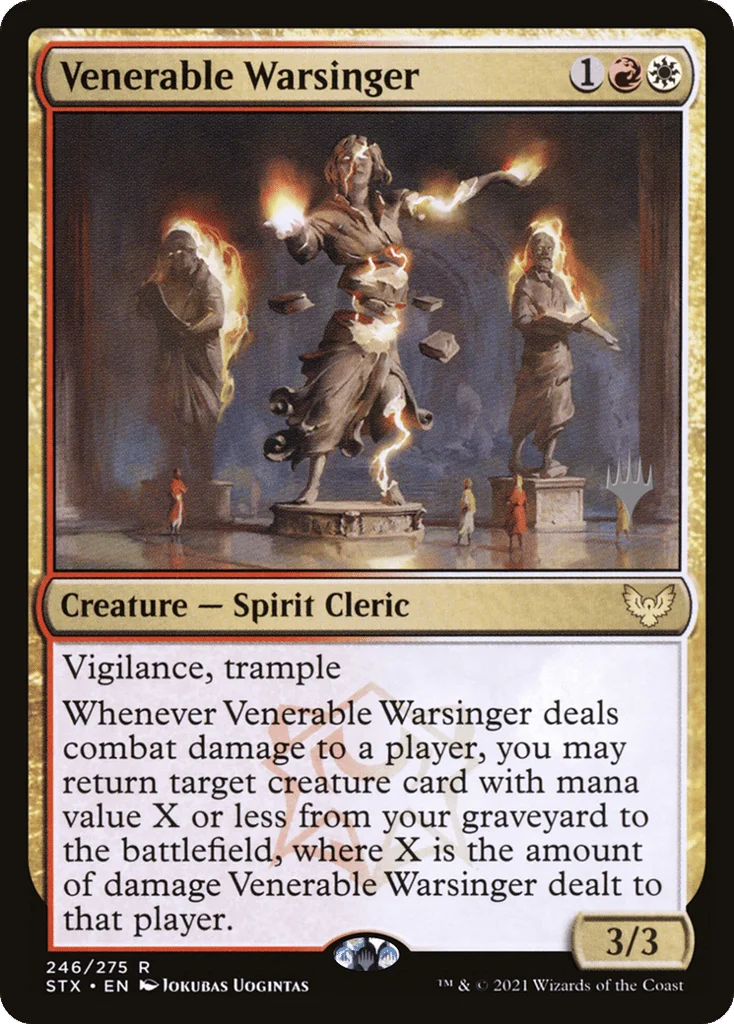Venerable Warsinger · Strixhaven: School of Mages Promos