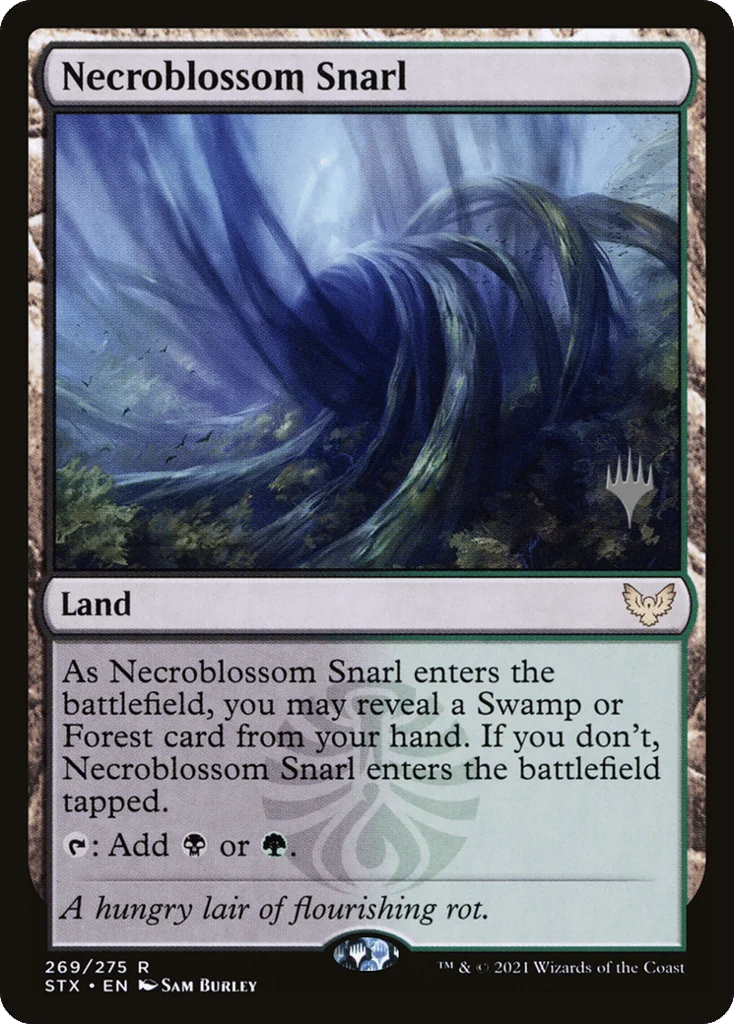 Necroblossom Snarl · Strixhaven: School of Mages Promos