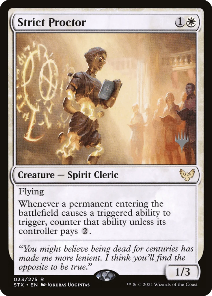 Strict Proctor · Strixhaven: School of Mages Promos
