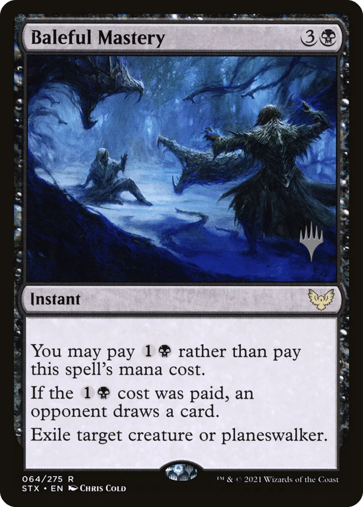 Baleful Mastery · Strixhaven: School of Mages Promos