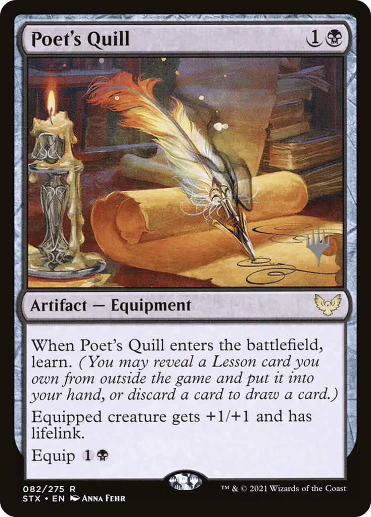 Poet's Quill · Strixhaven: School of Mages Promos