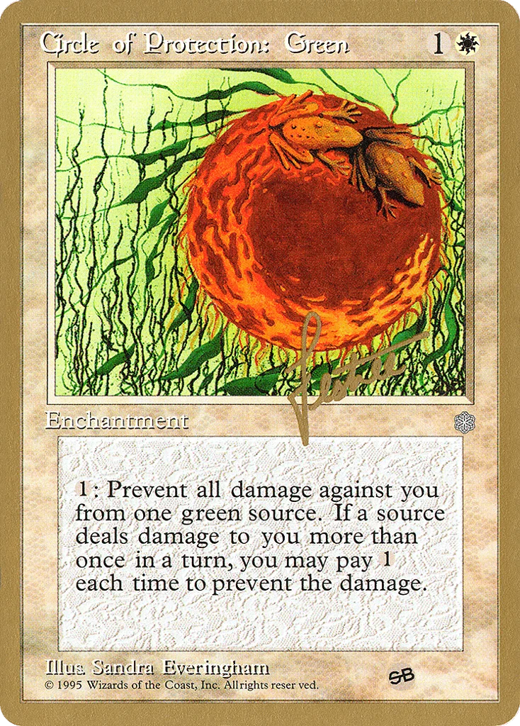 Circle of Protection: Green · Pro Tour Collector Set