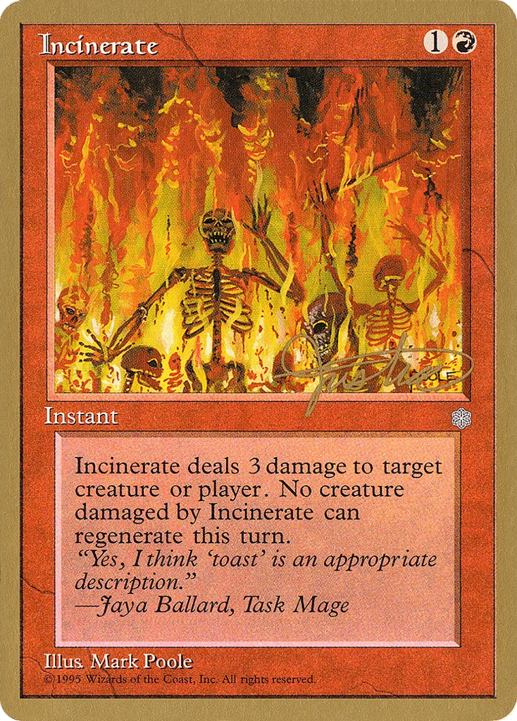 Incinerate · Pro Tour Collector Set