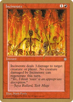 Incinerate