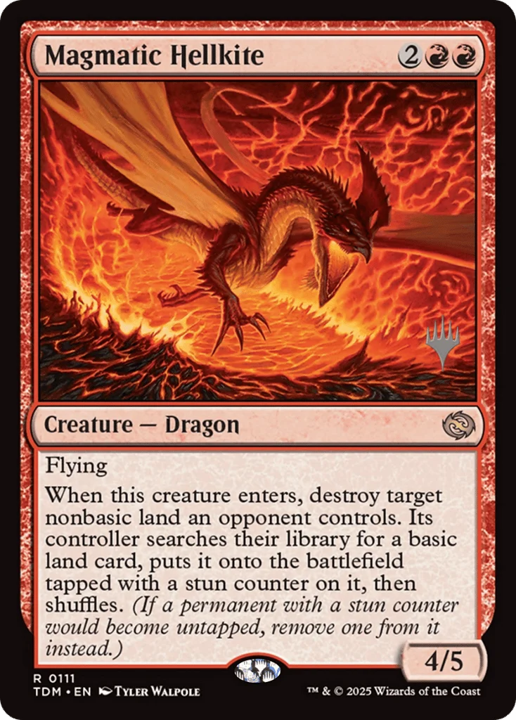 Magmatic Hellkite · Tarkir: Dragonstorm Promos