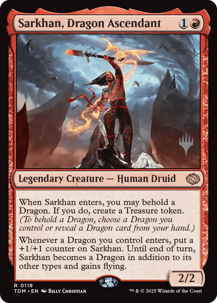 Sarkhan, Dragon Ascendant · Tarkir: Dragonstorm Promos
