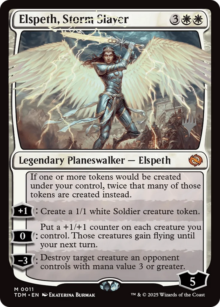 Elspeth, Storm Slayer · Tarkir: Dragonstorm Promos