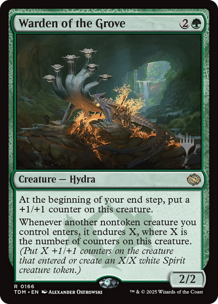 Warden of the Grove · Tarkir: Dragonstorm Promos