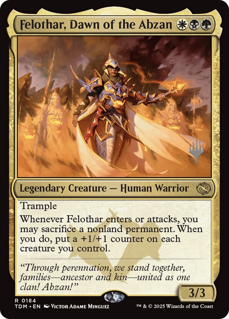 Felothar, Dawn of the Abzan · Tarkir: Dragonstorm Promos