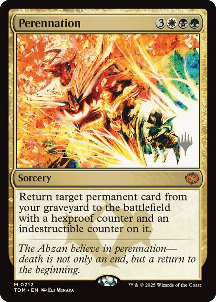 Perennation · Tarkir: Dragonstorm Promos