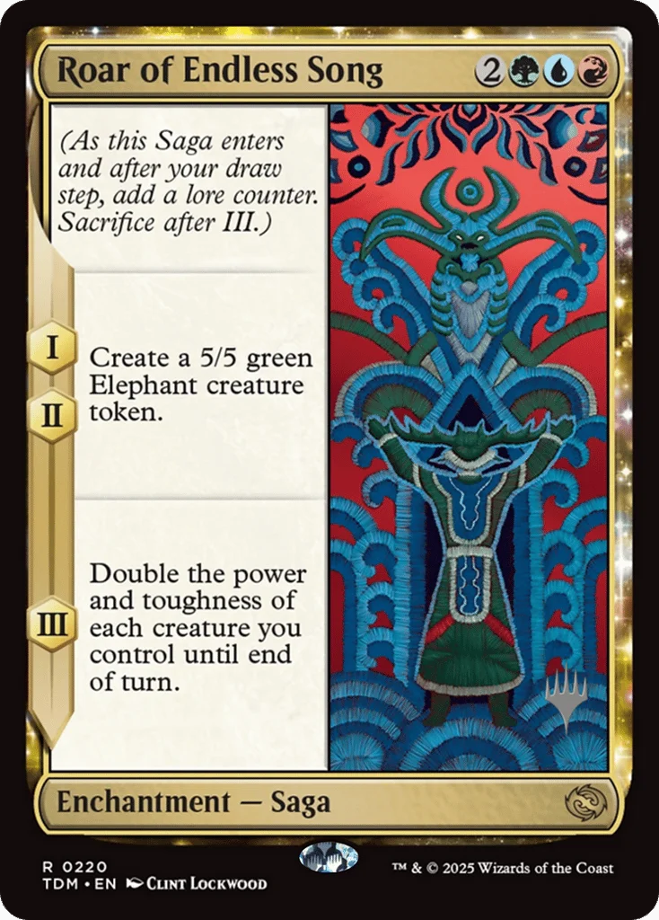Roar of Endless Song · Tarkir: Dragonstorm Promos