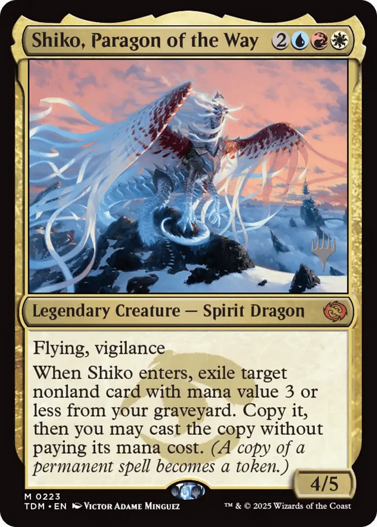 Shiko, Paragon of the Way · Tarkir: Dragonstorm Promos