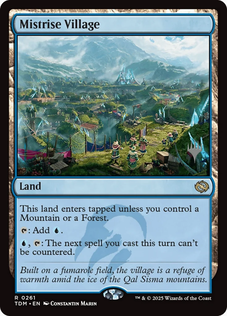 Mistrise Village · Tarkir: Dragonstorm Promos
