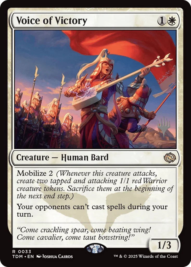 Voice of Victory · Tarkir: Dragonstorm Promos