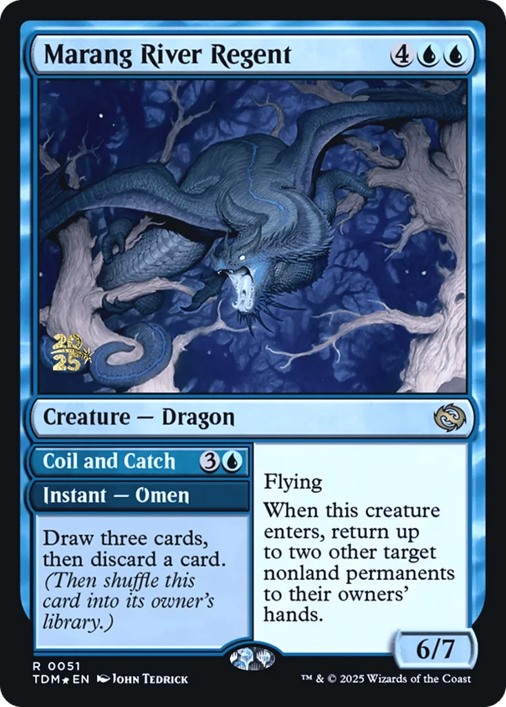 Marang River Regent // Coil and Catch · Tarkir: Dragonstorm Promos