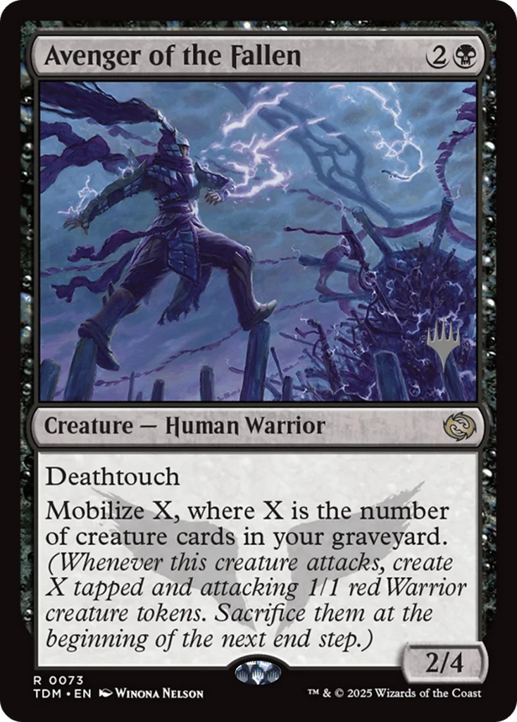 Avenger of the Fallen · Tarkir: Dragonstorm Promos