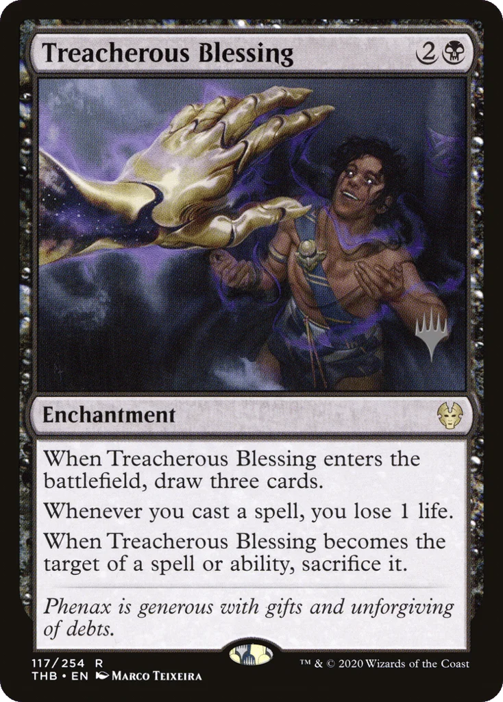 Treacherous Blessing · Theros Beyond Death Promos