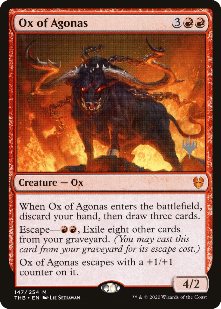 Ox of Agonas · Theros Beyond Death Promos