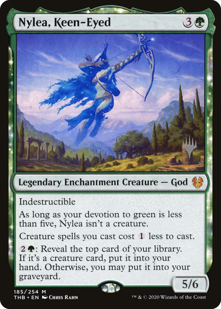 Nylea, Keen-Eyed · Theros Beyond Death Promos