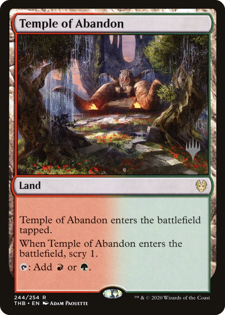 Temple of Abandon · Theros Beyond Death Promos