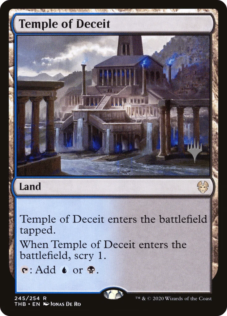 Temple of Deceit · Theros Beyond Death Promos
