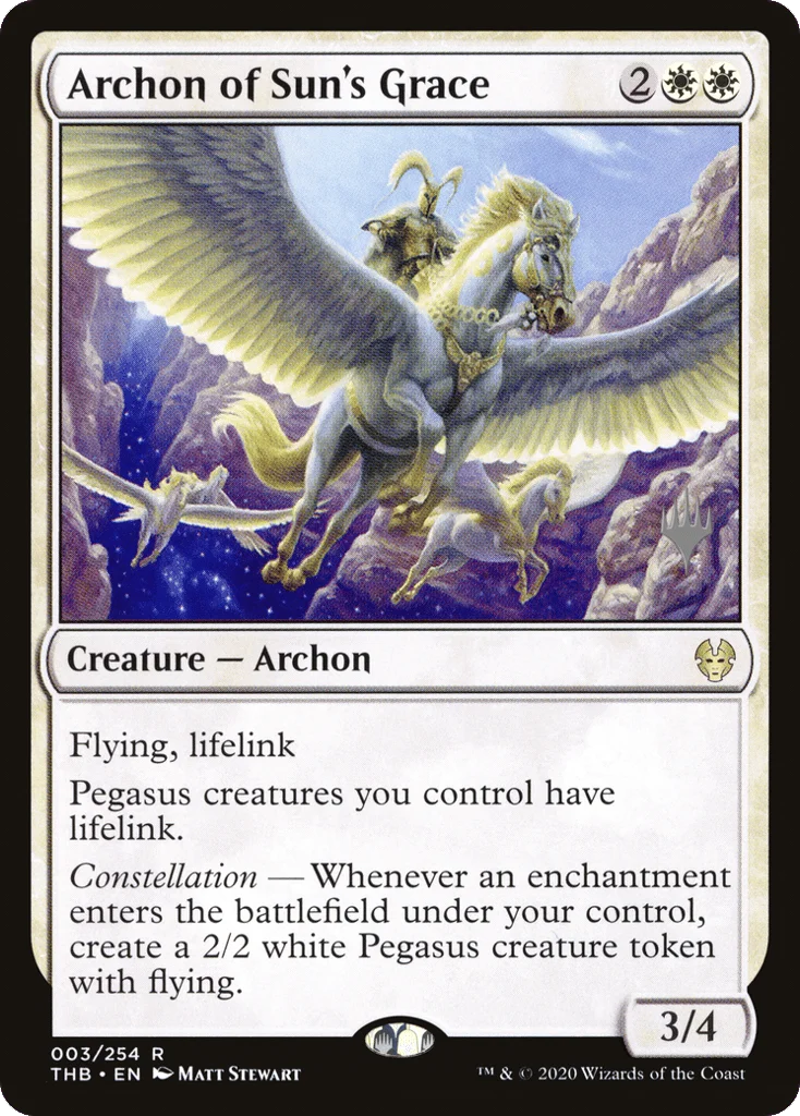 Archon of Sun's Grace · Theros Beyond Death Promos