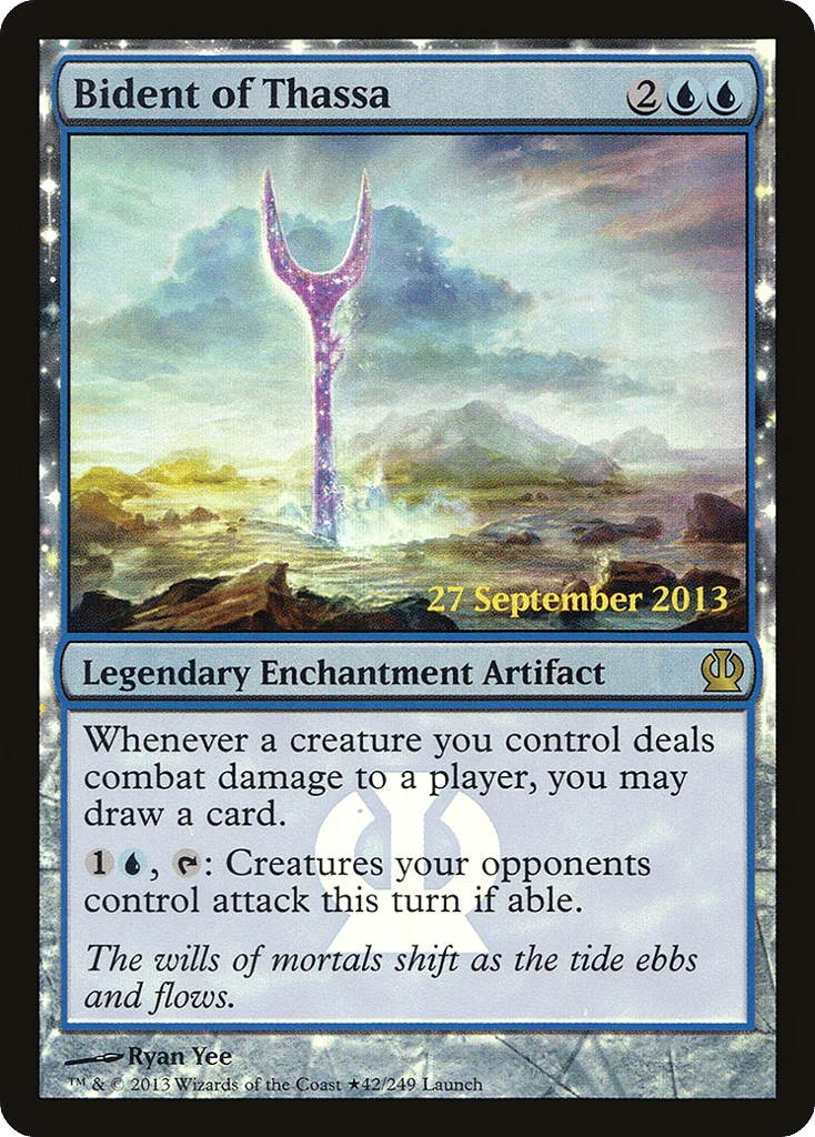 Bident of Thassa · Theros Promos