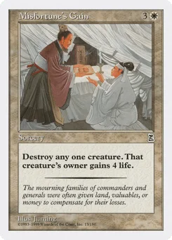 Misfortune's Gain