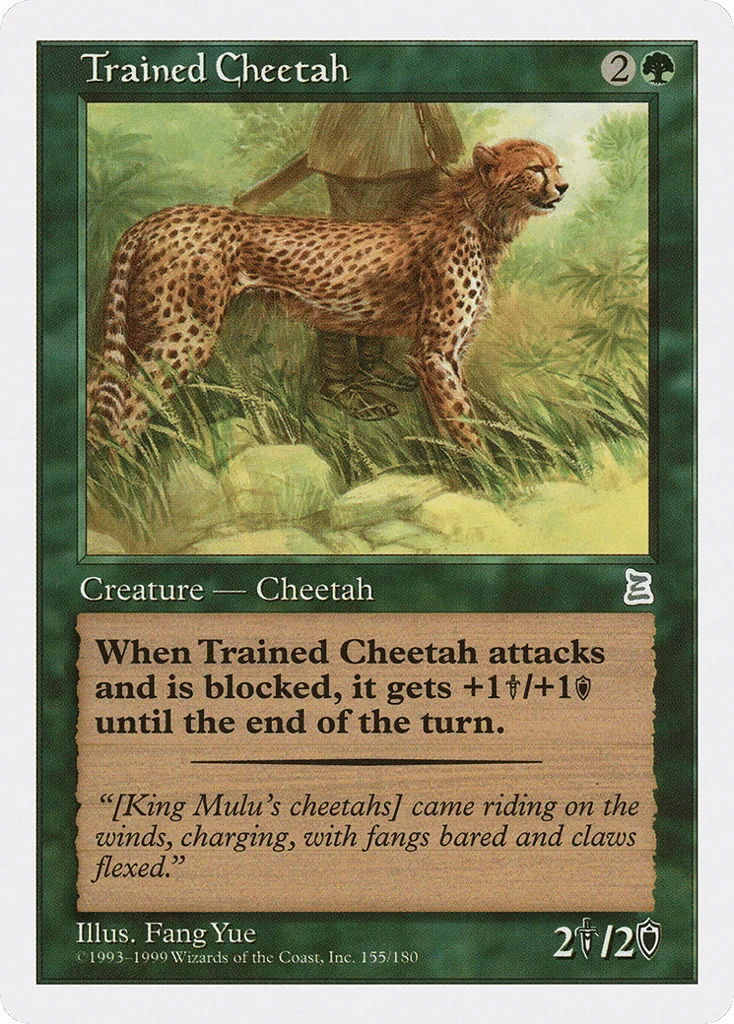 Trained Cheetah · Portal Three Kingdoms