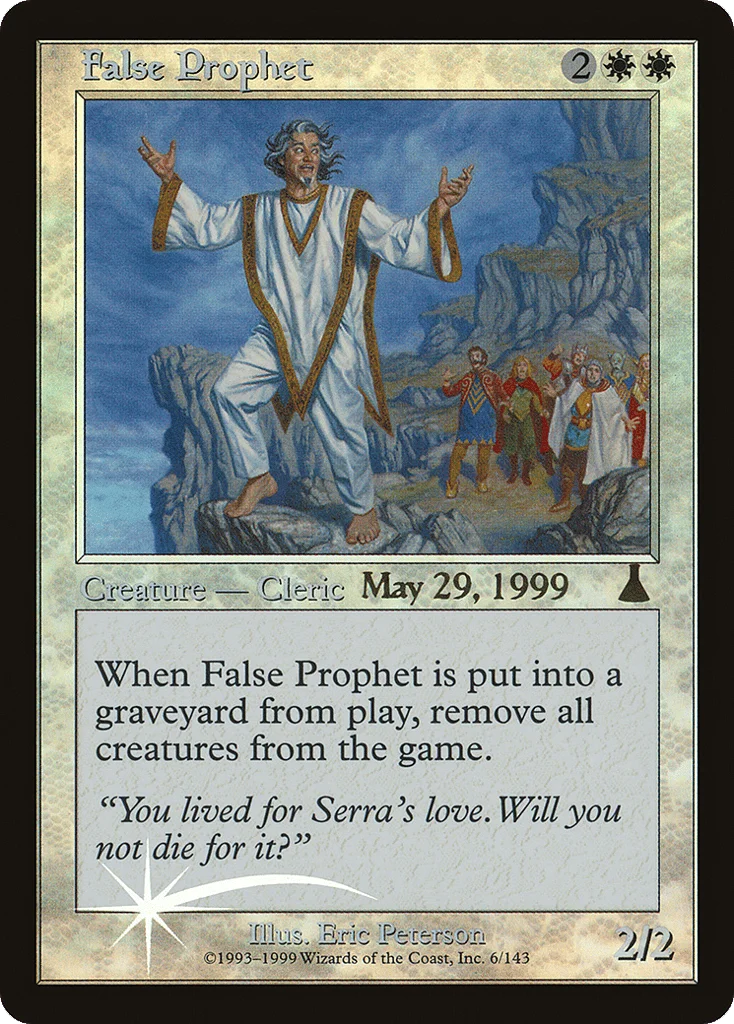 False Prophet · Urza's Destiny Promos