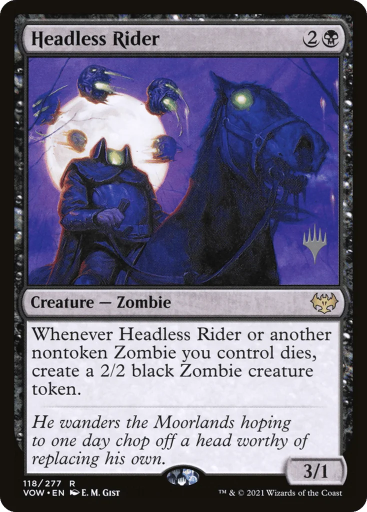 Headless Rider · Innistrad: Crimson Vow Promos