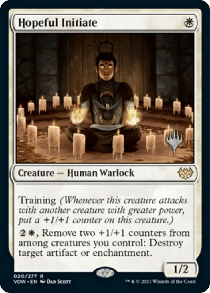 Hopeful Initiate · Innistrad: Crimson Vow Promos