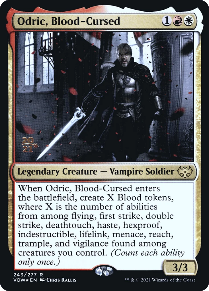 Odric, Blood-Cursed · Innistrad: Crimson Vow Promos