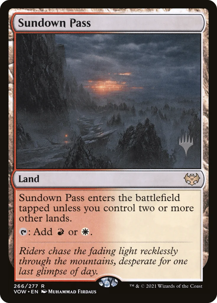 Sundown Pass · Innistrad: Crimson Vow Promos