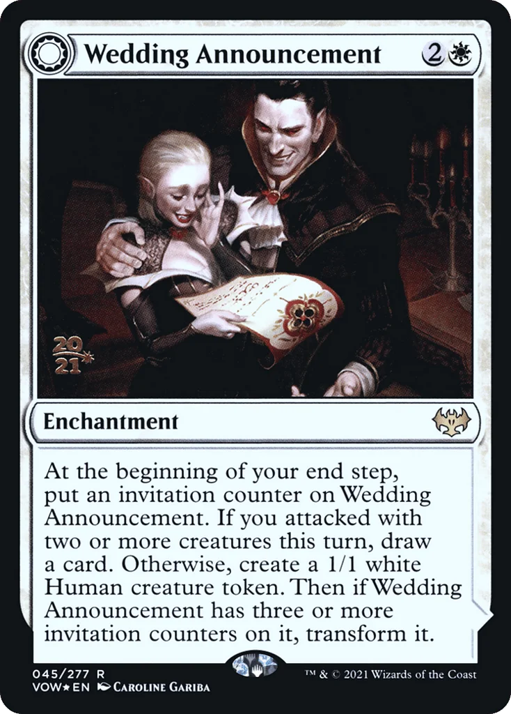 Wedding Announcement // Wedding Festivity · Innistrad: Crimson Vow Promos
