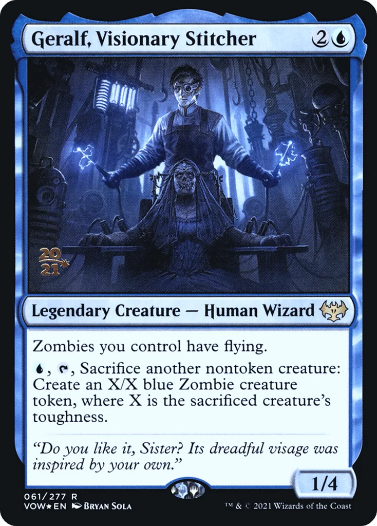 Geralf, Visionary Stitcher · Innistrad: Crimson Vow Promos