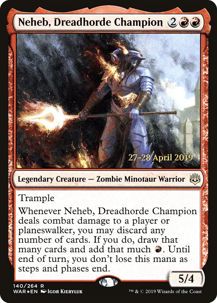 Neheb, Dreadhorde Champion · War of the Spark Promos