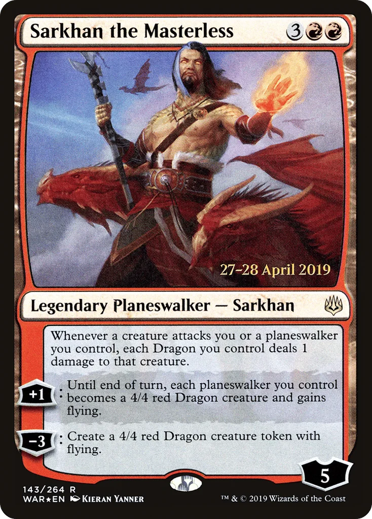 Sarkhan the Masterless · War of the Spark Promos