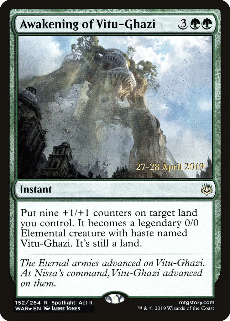 Awakening of Vitu-Ghazi · War of the Spark Promos