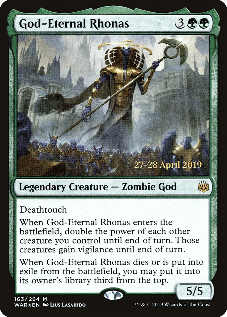 God-Eternal Rhonas · War of the Spark Promos