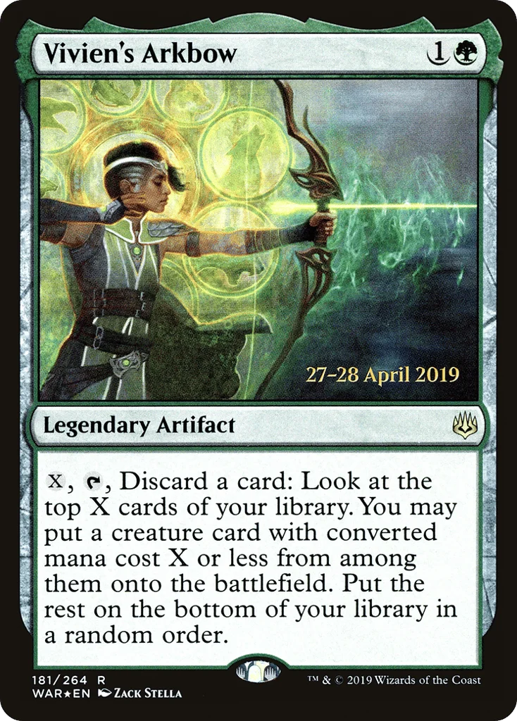 Vivien's Arkbow · War of the Spark Promos