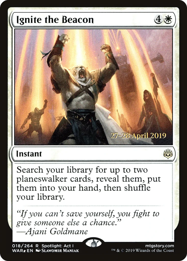 Ignite the Beacon · War of the Spark Promos