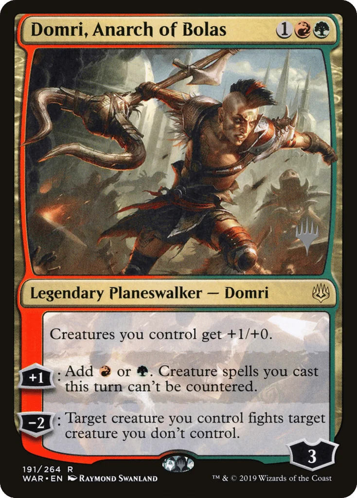 Domri, Anarch of Bolas · War of the Spark Promos