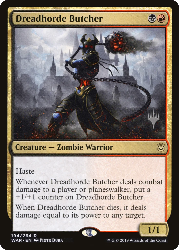 Dreadhorde Butcher · War of the Spark Promos