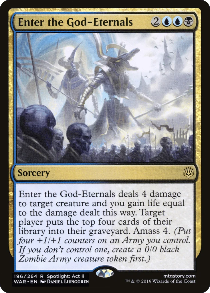 Enter the God-Eternals · War of the Spark Promos